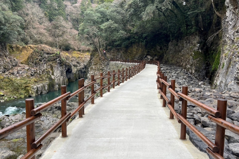 高千穂峡遊歩道　通行止め解除のお知らせ