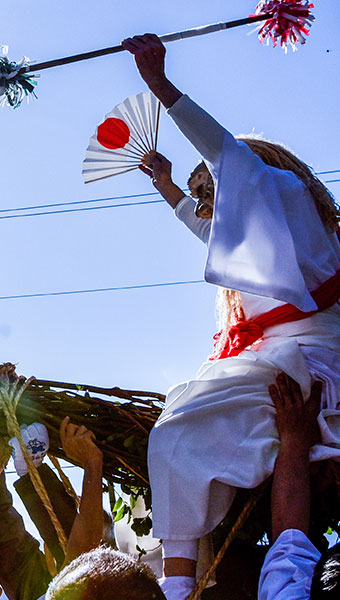 写真：高千穂の夜神楽